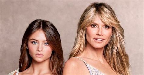 heidi klum and daughter nude|Iconic 00s supermodel fires back after criticism for lingerie shoot ...